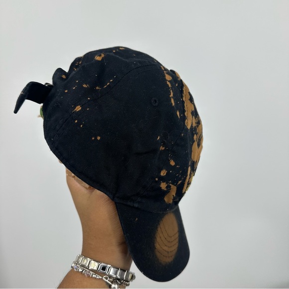Nike ECU Pirates Custom Bleach Splatter Dad Hat OS Embroidered - Picture 6 of 8